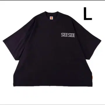 [즉시 완판 아이템] SEE SEE L 씨씨 티셔츠 네이비 미사용 새상품