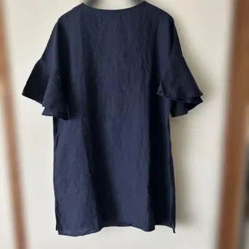 Eddie Bauer 프렌치 린넨 프릴 소매 원피스 미사용 새상품