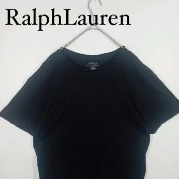 Ralph Lauren 블랙 무지 티셔츠 XL 사이즈 슬림핏