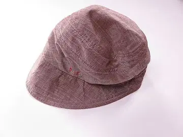 DAKS 닥스 모자 브라운 경량 주름 가공 소재 로고 57cm
