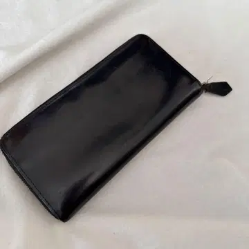 블랙 가죽 지갑