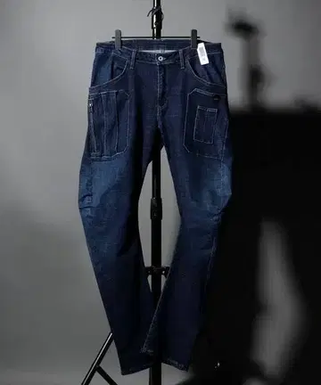 JEANISM 에드윈 3D 입체 재단 데님 스트레치 남성용 34인치