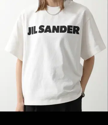 JIL SANDER 질 샌더 로고 코튼 티셔츠 S