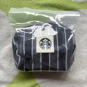 대만 한정판 스타벅스 에코백 파우치 포함 블랙