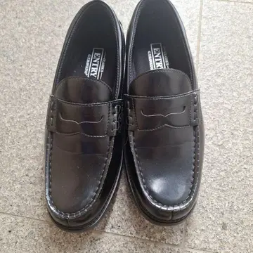 새상품급! G.T.HAWKINS 합성 피혁 블랙 로퍼 26cm