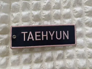 TXT 네임 와펜 키링 태현