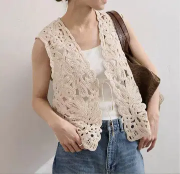 FRAMeWORK 코튼 레이스 자수 베스트