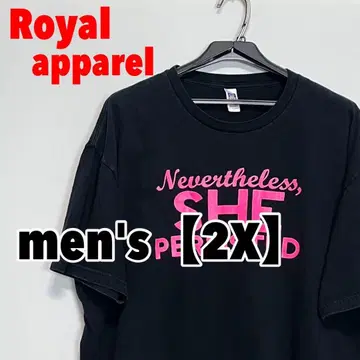 F351 [ Royal apparel ] 반팔 프린트 티셔츠 [ 2X ]