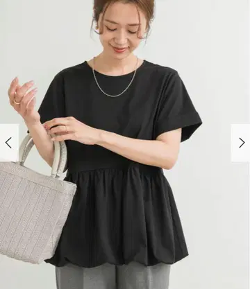 페플럼 벌룬 T셔츠