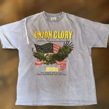 UNION GLORY 티셔츠 퍼플 L 사이즈