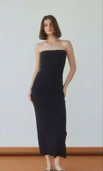 택 포함 미사용 새상품 ALEXIA STAM 리브 베어 원피스 M 사이즈