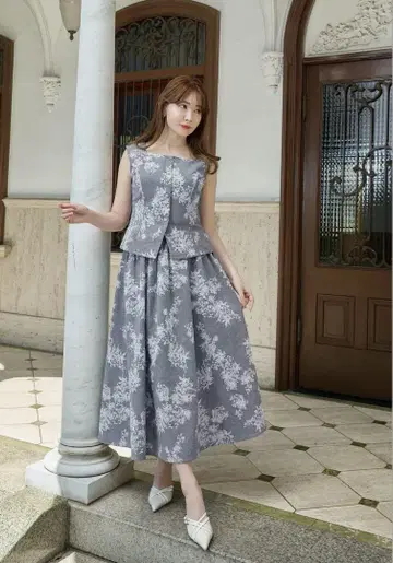herlipto Martigues Jacquard Vest Set
