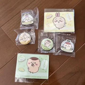 치이카와 (먼작귀) 쿠라스시 토끼 밤만쥬 캔뱃지 카드 마그넷
