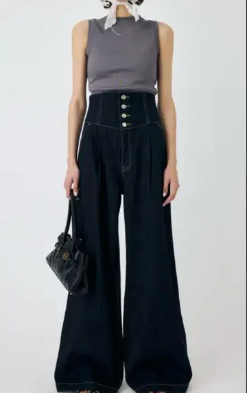 MOUSSY CORSET DESIGN 배기 데님 사이즈 1