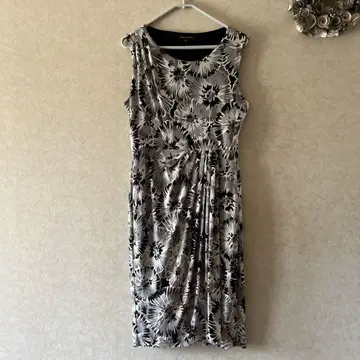 LAURA ASHLEY 플라워 프린트 민소매 원피스 UK12