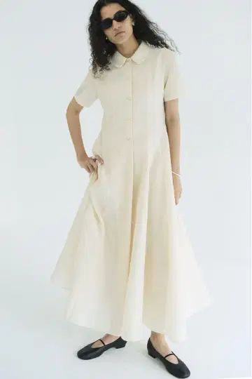 CLANE FLUFFY SHEER H/S SHIRT ONEPIECE