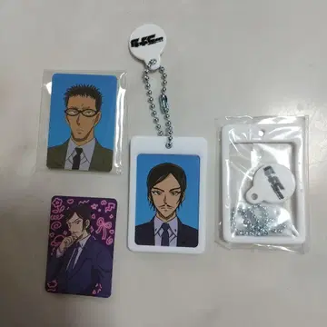 명탐정 코난 모로후시 타카아키 카자미 유우야 증명사진 가챠가챠 키링