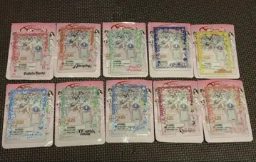 뱅드림 다이소 콜라보 경질 케이스 10종 세트 풀 컴프