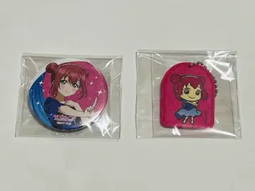 가챠 쿠로사와 루비 캔뱃지 펠트 퍼펫 키링