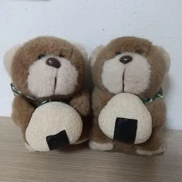 쇼와 레트로 쿠마지로 봉제인형 허니토이즈 세트