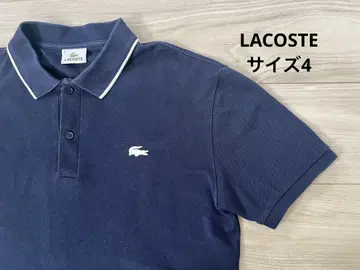 LACOSTE 네이비 피케 셔츠 사이즈 4