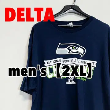 F461 [ DELTA ] 반팔 프린트 T셔츠 [ 2XL ] 씨호크스
