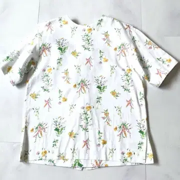 SEVENTEN 플라워 프린트 상의 블라우스 멀티컬러 S 프릴