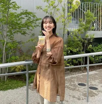clane SWITCH SHEER SHIRT 클라네
