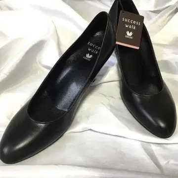 새상품 와코루/Success Walk 펌프스 힐 23cm C 블랙