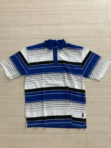 Calitop 스트라이프 피케 셔츠 2XL