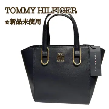 [새상품] TOMMY HILFIGER 핸드백 미니 토트 숄더 포함 네이비