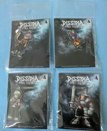 DISSIDIA FINAL FANTASY 아크릴 키링 4세트