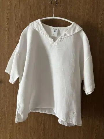 오르치발 린넨 세일러 칼라 반팔 셔츠