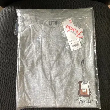 새상품 Fender 텔레캐스터 티셔츠 XL 그레이 02