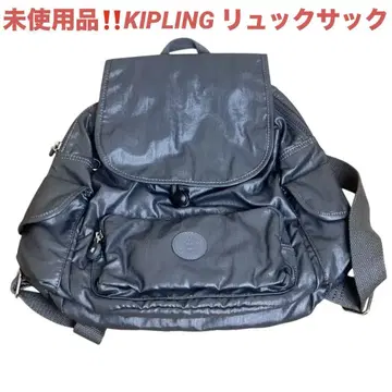 미사용품 KIPLING 럭색 백팩 그레이