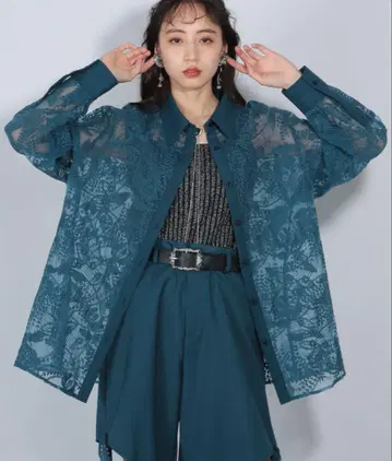 HARE 레이스 오버사이즈 셔츠