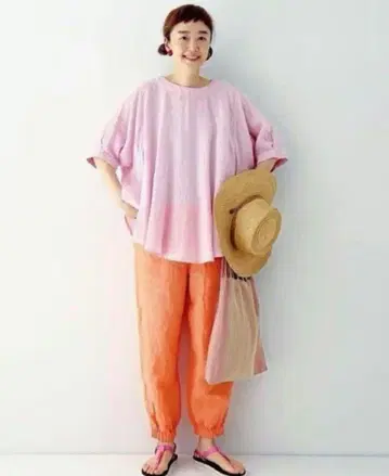 nest Robe 린넨 서클 플레어 블라우스