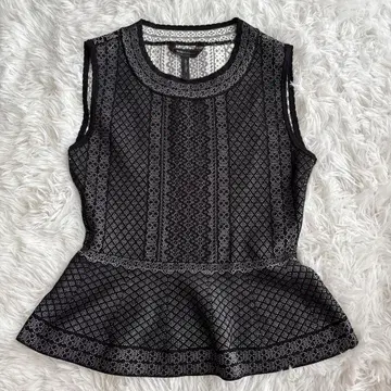Bcbgmaxazria Jaylenne Knit 자카드 플럼 S