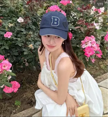 bibiy 네이비 캡 미사용 새상품