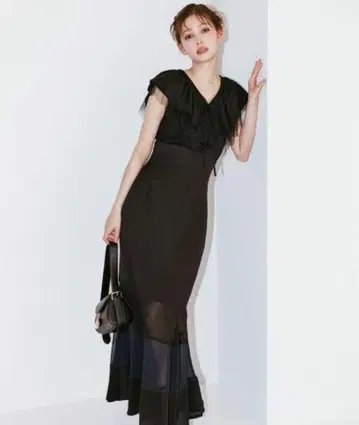 COCO DEAL 시어 캉캉 스커트 BLK 1