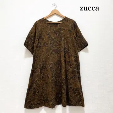 zucca 플레어 원피스 튜닉 티셔츠 면100% M 봄/여름