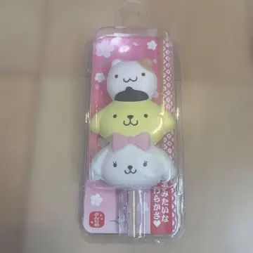 산리오 폼폼푸딩 경단풍 마스코트 스퀴즈