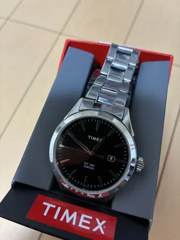 TIMEX 아날로그 시계 블랙