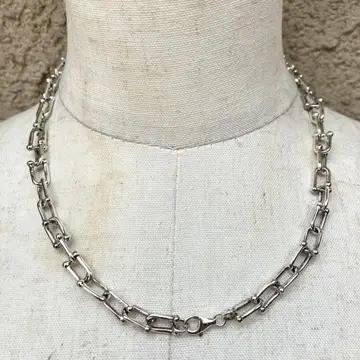 SILVER925 HARDWARE NECKLACE / 실버 / 목걸이