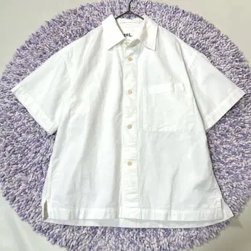 MHL. 엠에이치엘 일본제 TEXTURED COTTON 반팔 셔츠 M