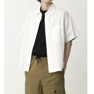 MHL. 엠에이치엘 일본제 TEXTURED COTTON 반팔 셔츠 M