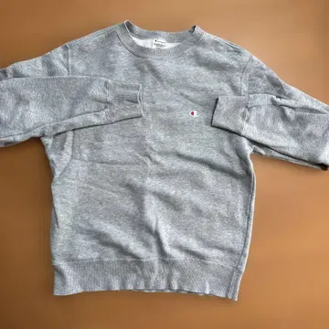 Champion 그레이 크루넥 트레이너 L