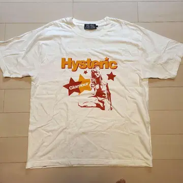 Hysteric 그래픽 티셔츠 M 사이즈 화이트