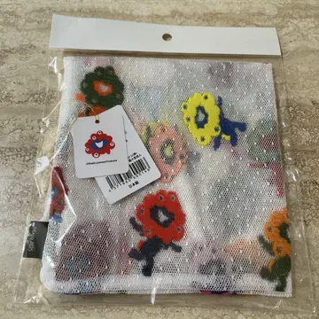 오사카 엑스포 akuaku 멀티컬러 레이스 에코백
