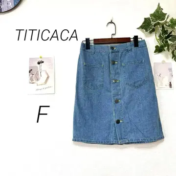 9052-1 TITICACA 티티카카 데님 스커트 F 코튼